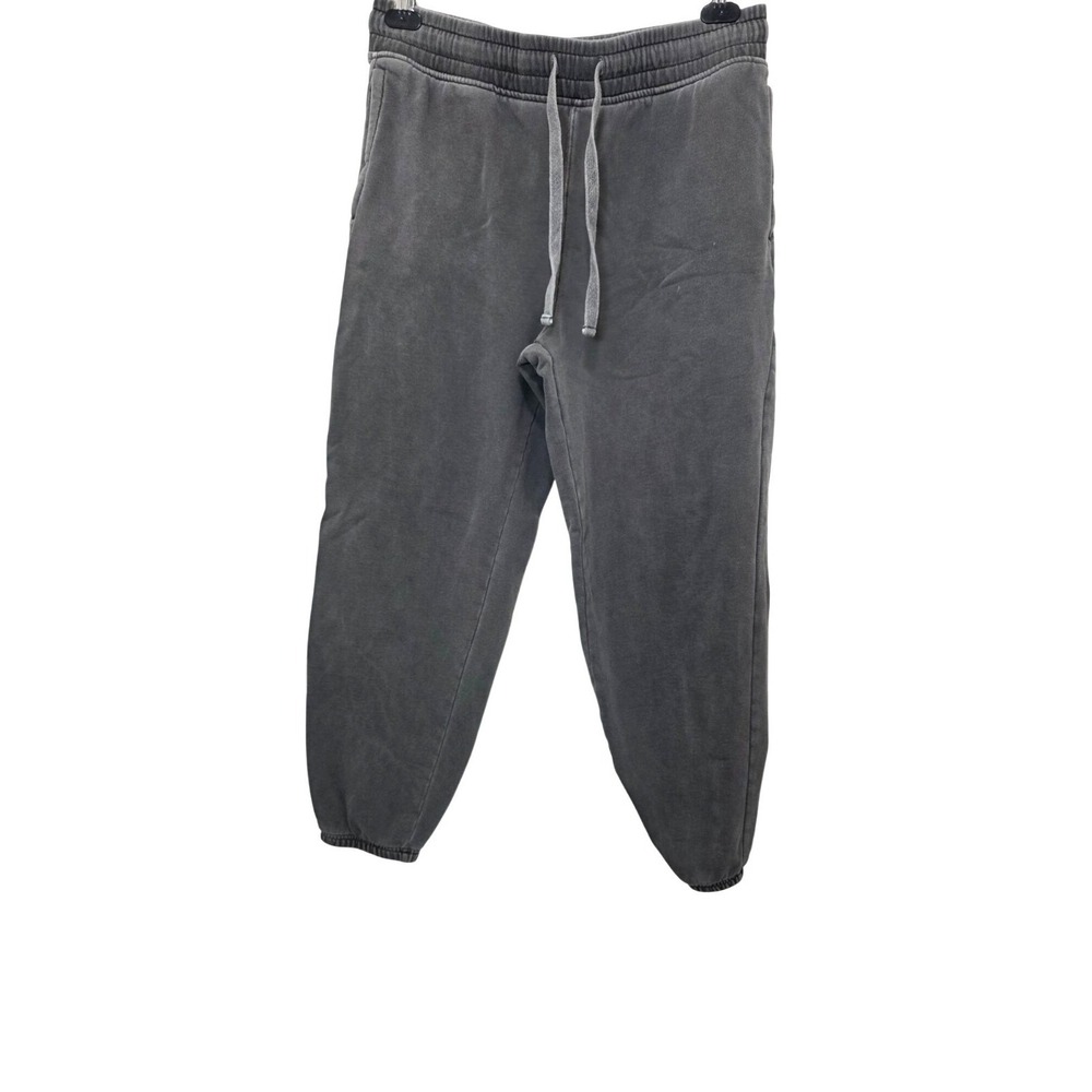 Old Navy Men Gray Garment Grunge Jogger Pants Medium‎ Elastic Waistband & Cuffs